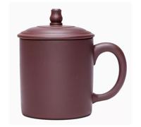 OGOODLE Kungfu Tea Cup Handmade Tea Cup with Lid Purple Clay for Men and Women Pot Chinese Set Small Tea Cups