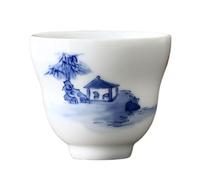 OGOODLE Kungfu Tea Cup Leisure Home Teacup Hand-Painted Tea House Kung Fu Host Cup Personal Chinese Small Tea Cups