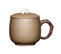 OGOODLE Kungfu Tea Cup Office Purple Clay Cup Tea Cover Set Brewing Handmade Travel Small Tea Cups