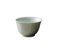 OGOODLE Kungfu Tea Cup Retro Ceramic Lotus Petal Pattern Tea Cup Kung Fu Set Home Simple Personal Dedicated Host Single Small Tea Cups