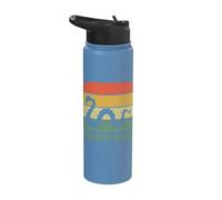 Ogopogo Lake Monster Funny Creatures Local Cryptid Retro Stainless Steel Insulated Water Bottle