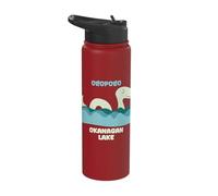 Ogopogo Okanagan Lake Monster Creatures Cute Cryptid Stainless Steel Insulated Water Bottle