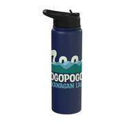 Ogopogo Okanagan Lake Monster Creatures Cute Kawaii Cryptid Stainless Steel Insulated Water Bottle