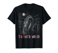 Ogopogo You Must Be Warned Omen Warning Subliminal Message T-Shirt