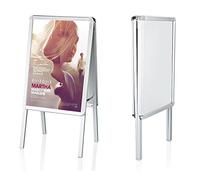 OGORI A2 A-Board Sign Display Pavement Board Double Aluminum Sided Poster Holder for Outdoor Advertising Shop