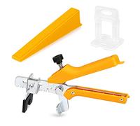 OGORI Tile Leveling System DIY Leveler Spacers 1/8, 300 PCs Level Wedge Spacer Plus 100 PCs Reusable Wedges With A Leveling Pliers (3mm Set)
