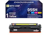 OGOUGUAN 055H CRG-055H CRG055H Compatible Toner Cartridge for Canon i-SENSYS MF744Cdw MF742Cdw MF746Cx (1 Yellow)