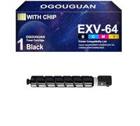 OGOUGUAN C-EXV64 EXV64 Toner Cartridge Compatible with Canon C-EXV64 EXV64 NPG88 GPR66 Para Canon imageRUNNER C3326i IR-ADV DX C3935i C3930i C3926i C3922i (1 Black)