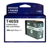 OGOUGUAN T46S Ink Cartridge Compatible with T46S9 Replacement for Epson SureColor SC-P700 SC P700 Printer (1 Light Grey)