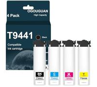 OGOUGUAN T9441 Ink Cartridge Replace for Epson 944 T9441 T9442 T9443 T944 for Epson Workforce Pro WF-C5210 WF-C5290 WF-C5710 WF-C5790 WF-C5799990 0DWF