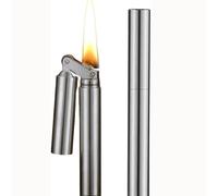 OGQBEAPC Kerosene grinding wheel lighter, classic open flame lighter, metal body lighter, refillable kerosene lighter, suitable for collection, indoor, bonfire, gift.(B)