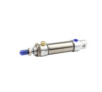 OGQNPJJCJ 16/20/25 Pneumatic Cylinder Single-Action Spring Ejection Mini Cylinder 25/50/75/100/125/150/175/200/250/300 Stainless Steel(Stroke 75mm,Bore 20mm(MSA 20))
