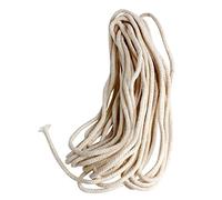 Ogquaton 10 Metres 33 Ft Braided Cotton Candle Wick for Oil or Kerosene Lamps 4 mm Making Very Practical and Popular