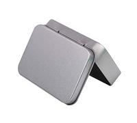 Ogquaton Metal Tin Silver Box Containers Portable Small Storage Box Case Organizer Home Storage New Released
