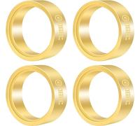 OGRC 1.0 Inch Brass Internal Beadlock Ring 92g Heavy Wheel Weighted Clamp Ring Fits 1.0 Wheel Rim for TRX4M SCX24 1/18 1/24 Upgrade Parts