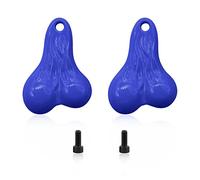 OGRC 2PCS Hanging Truck Balls Nuts 16g Bumper Balls Bull Nuts Tail Ball Counterweight for TRX4M SCX24 1/18 1/24 RC Crawler Car (Navy Blue)