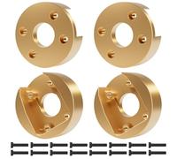 OGRC 4Pcs Brass Wheel Weights 83g Wheel Counterweight for for Axial AXP8 1/8 RC Trail Buggy Upgrade Parts