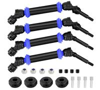 OGRC 4PCS Front & Rear CVD Drive Shafts Set for Traxxas Slash/Rustler/Stampede/Hoss VXL 4X4 2WD 1/10 RC Truck Cars Replace #6851#6852 Upgrade Parts (Blue)