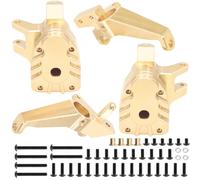 OGRC Brass Steering Knuckles and Axle Carriers Wheel Counterweight for for Axial AXP8 1/8 RC Trail Buggy Upgrade Parts