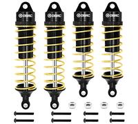 OGRC Oil Shock Absorber RC Shock Absorber Damper Set for Traxxas Slash 2WD, Hoss, Rustler 4X4 VXL,Slash 4X4, Bandit, Ford, Nitro, Stampede 1/10 Upgrades Parts Replace of 5862 (Black Gold)