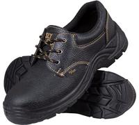 Ogrifox Unisex OX-SLX-P-SB_42 Construction Boot, Black-Gold, 8 UK