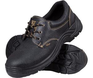Ogrifox Unisex OX-SLX-P-SB_42 Construction Boot, Black-Gold, 8 UK