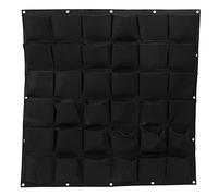 Ogrmar 36 Pockets Vertical Wall Garden Planter Plant Grow Bag for Flower Vegetable for Indoor/Outdoor (36 Pockets, Black)