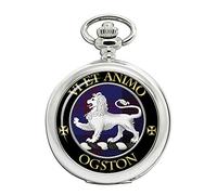 Ogston Scottish Clan Crest Full Hunter Pocket Watch