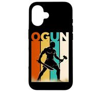 OGUN Yoruba God of War and Iron Orisha Case for iPhone 16