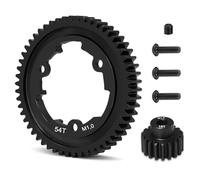 OGUNKE OGRC 54T 1 Mod Hardened Steel Spur Gear with 18T Motor Pinion Gear for Traxxas 1/5 X-Maxx 1/7 XO-1 1/10 Maxx/E-Revo 2.0 VXL Replace Stock Part #6449