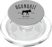 Ogunquit Maine USA with Moose Design Souvenir PopSockets PopGrip for MagSafe