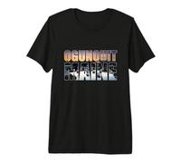 Ogunquit Sunset Skyline Maine Inside Bold Typography Premium T-Shirt