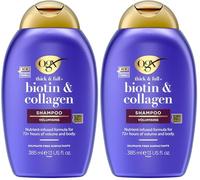 OGX Biotin & Collagen Hair Thickening Shampoo, 385ml (Pack of 2)
