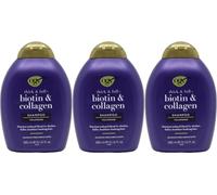 OGX Biotin Collagen Shampoo 385ml X 3