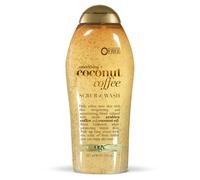 OGX Coffee Scrub and Wash, Coconut 19.5 Fl Oz
