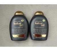 OGX Hydrate & Defrizz + Kukui Oil Shampoo 2 x 385ml FREEPOST