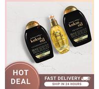 OGX Kukui Oil Shampoo , Conditioner. Oil for Frizzy Hair 3 Item Please Read