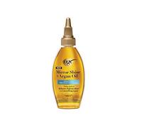 OGX Mirror Shine + Argan Oil Pre-Wash Hair Gloss, Rinse Out Treatment, Glossy Shine, Smoothing Repair, Lightweight, Silicone Free, Mends Split Ends, 118ml