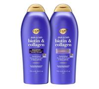 OGX Thick & Full + Biotin & Collagen Extra Strength Volumising Conditioner with Vitamin B7 & Hydrolyzed Wheat Protein for Fine Hair, 720 ml (Pack of 2)