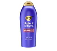 OGX Thick & Full + Biotin & Collagen Volumizing Conditioner, Nutrient-Infused Conditioner + Vitamin B7 Biotin Gives Hair Volume & Body for 72+ Hours, Sulfate-Free Surfactants, 25.4 fl. oz
