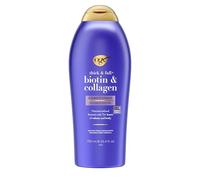 OGX Thick & Full + Biotin & Collagen Volumizing Conditioner, Nutrient-Infused Conditioner + Vitamin B7 Biotin Gives Hair Volume & Body for 72+ Hours, Sulfate-Free Surfactants, 25.4 fl. oz