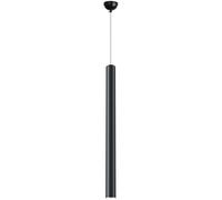 OGYJMSFN Chandelier Black Cylindrical Chandelier Minimalist Aluminum Pendant Lamp for Kitchen Island and Dining Roomwarm(OneColor,100CM)