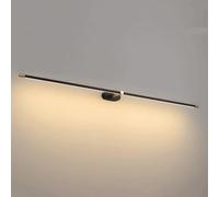 OGYJMSFN Wall Sconce Sturdy Minimalist Long Lighting Fitting Kit Led Mirror Front Light Linear Strip Lamp Bathroom Cabinet for Living Room Hallway(Dark,68CM)