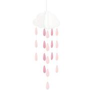 oh baby NEW Hanging Clouds And Pink Droplets 2pk