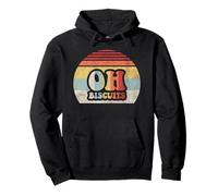 Oh Biscuits Retro Vintage Expression Fun Pullover Hoodie