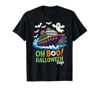 Oh Boo Halloween Cruise Trip Ghost Spooky Vacation Women Men T-Shirt