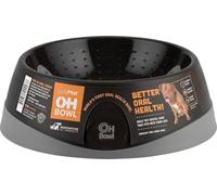 Oh Bowl The World's First Dog Bowl with a Tongue Cleaner, (OBLPBK)