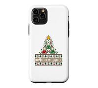 Oh Chemistree Science Teacher Ugly Christmas Sweater Style Case for iPhone 11 Pro