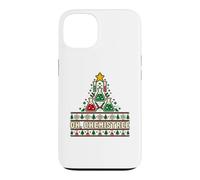 Oh Chemistree Science Teacher Ugly Christmas Sweater Style Case for iPhone 13