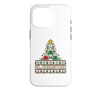 Oh Chemistree Science Teacher Ugly Christmas Sweater Style Case for iPhone 16 Pro